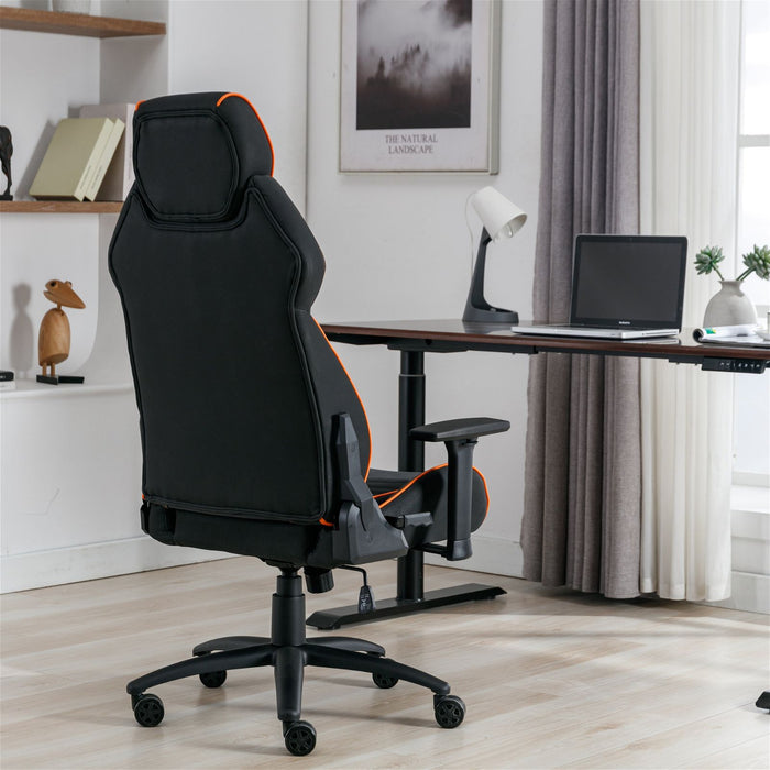 Hyper Ergonomic Gaming or Office Chair, adjustable arm rests, Black Orange by Tauris -Home Living Store - -  