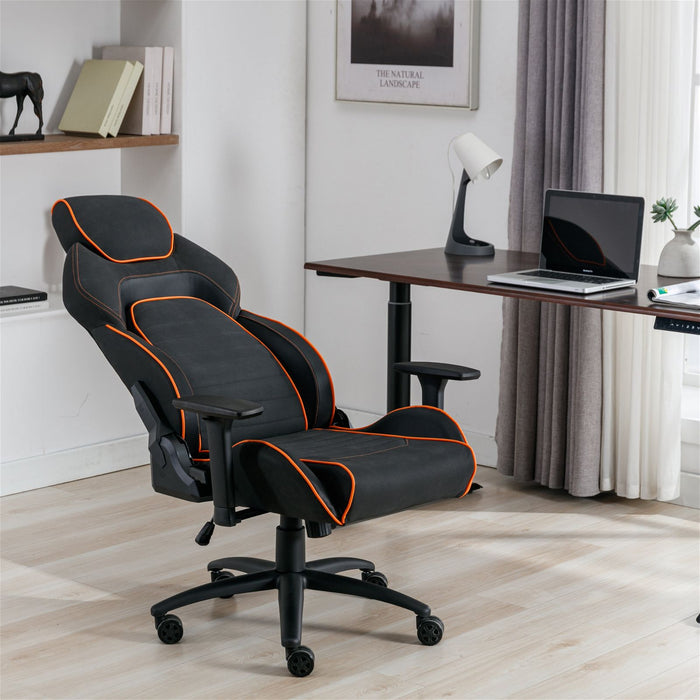 Hyper Ergonomic Gaming or Office Chair, adjustable arm rests, Black Orange by Tauris -Home Living Store - -  