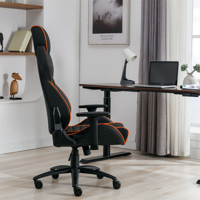 Hyper Ergonomic Gaming or Office Chair, adjustable arm rests, Black Orange by Tauris -Home Living Store - -  