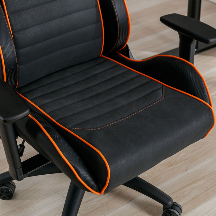 Hyper Ergonomic Gaming or Office Chair, adjustable arm rests, Black Orange by Tauris -Home Living Store - -  