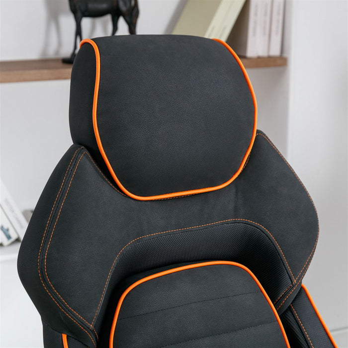 Hyper Ergonomic Gaming or Office Chair, adjustable arm rests, Black Orange by Tauris -Home Living Store - -  