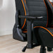 Hyper Ergonomic Gaming or Office Chair, adjustable arm rests, Black Orange by Tauris -Home Living Store - -  