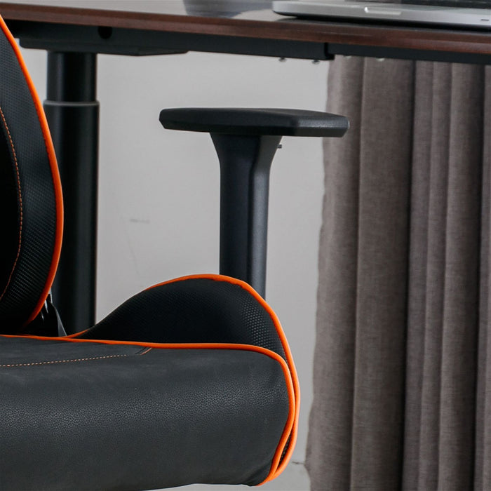 Hyper Ergonomic Gaming or Office Chair, adjustable arm rests, Black Orange by Tauris -Home Living Store - -  
