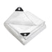Instahut 5x10m Tarp Camping Tarps Poly Tarpaulin Heavy Duty Cover 135gsm Clear -Home Living Store - -  