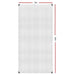 Instahut 5x10m Tarp Camping Tarps Poly Tarpaulin Heavy Duty Cover 135gsm Clear -Home Living Store - -  