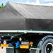 Instahut 6x7.3m Tarp Camping Tarps Poly Tarpaulin Heavy Duty Cover 180gsm Silver -Home Living Store - -  