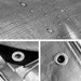 Instahut 6x7.3m Tarp Camping Tarps Poly Tarpaulin Heavy Duty Cover 180gsm Silver -Home Living Store - -  