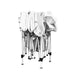 Instahut Gazebo Pop Up Marquee 3x3m Wedding Party Outdoor Camping Tent Canopy Shade Mesh Wall White -Home Living Store - -  