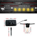 Jingle Jollys 17m Festoon String Lights Solar Wedding Party Waterproof Outdoor -Home Living Store - -  