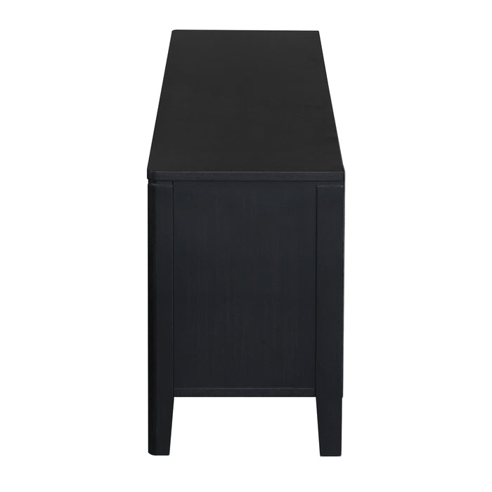 Criterion Kennedy Entertainment Unit 1800mm Semi Assembled Stained Oak Veneer