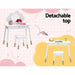 Keezi Kids Dressing Table Chair Set Vanity Makeup Wooden Leg Mirror Drawer -Home Living Store - -  