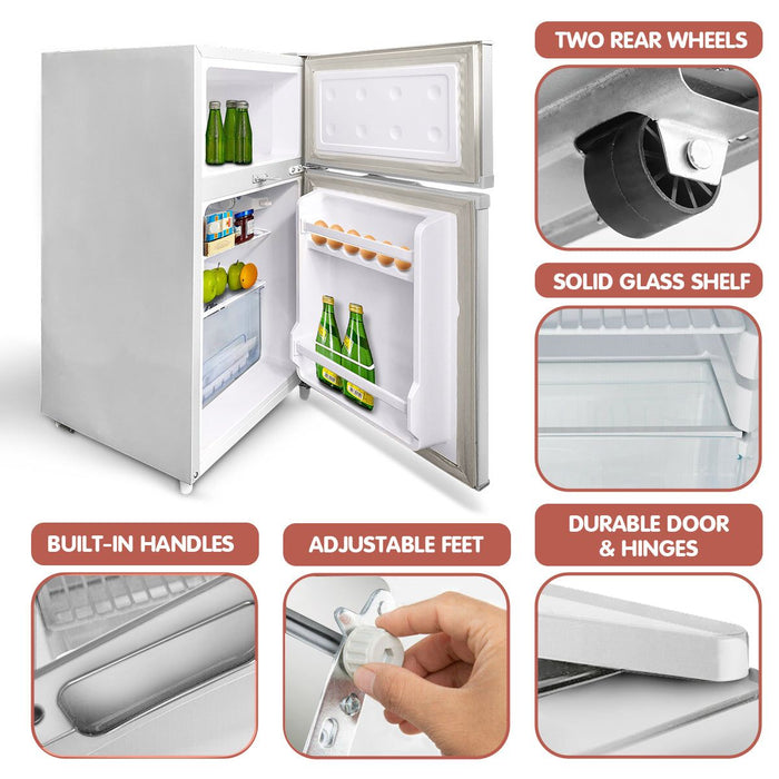 Kolner 105l Portable Upright Fridge Freezer Cooler For Home & Camping -Home Living Store - -  