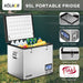 Kolner 95l Portable Fridge Chest Freezer With Lcd Panel - Rv Vehicle Camping Refrigerator -Home Living Store - -  