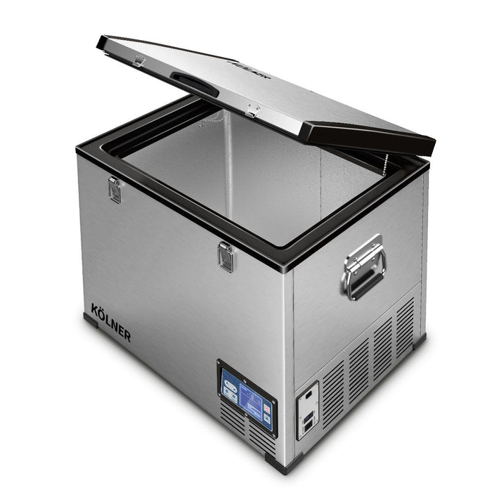 Kolner 95l Portable Fridge Chest Freezer With Lcd Panel - Rv Vehicle Camping Refrigerator -Home Living Store - -  