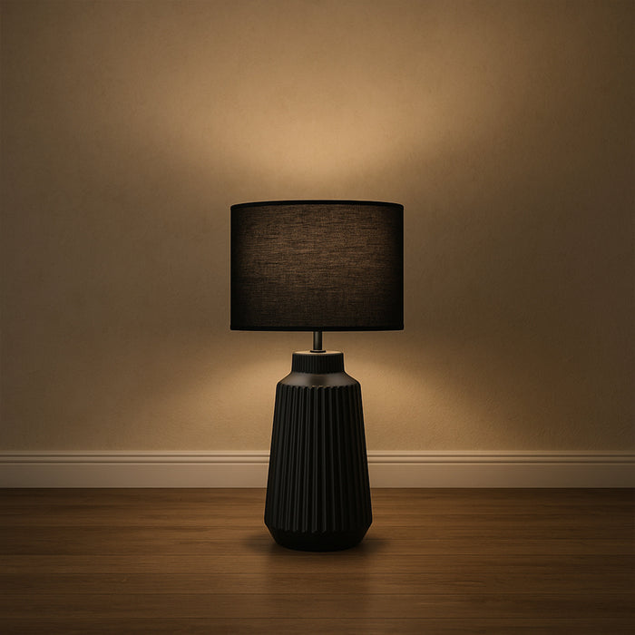 Fiona Table Lamp Black by Urban Style