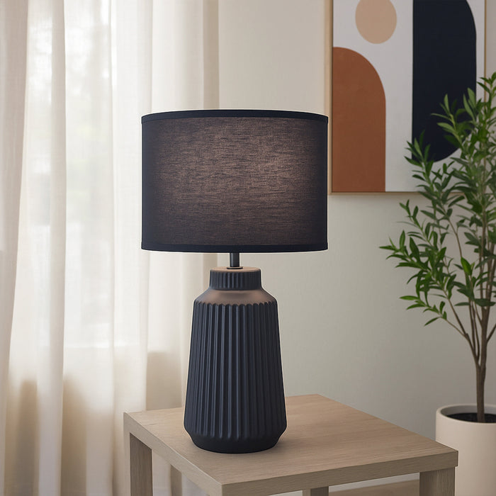 Fiona Table Lamp Black by Urban Style