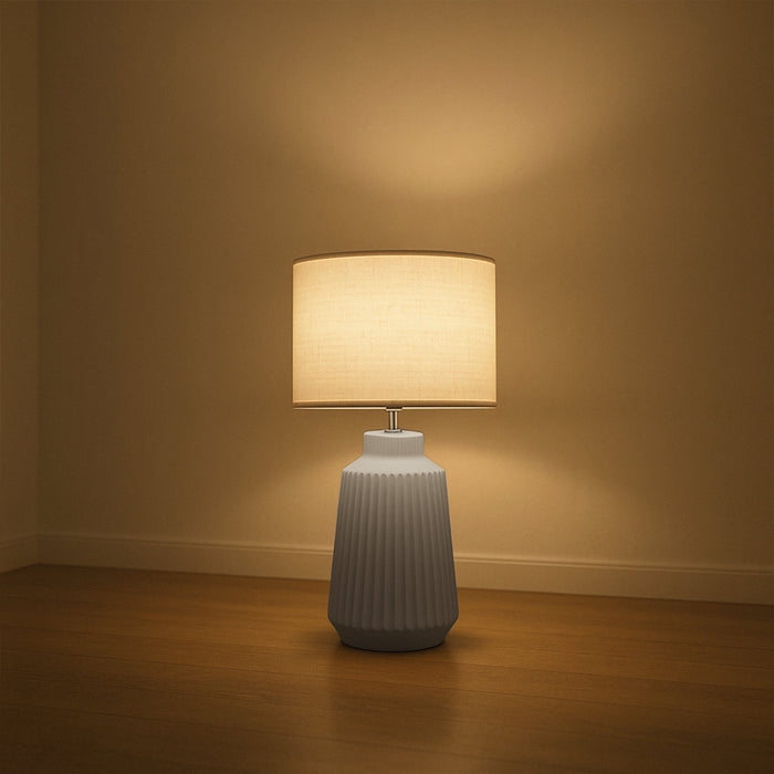 Fiona Table Lamp Grey by Urban Style