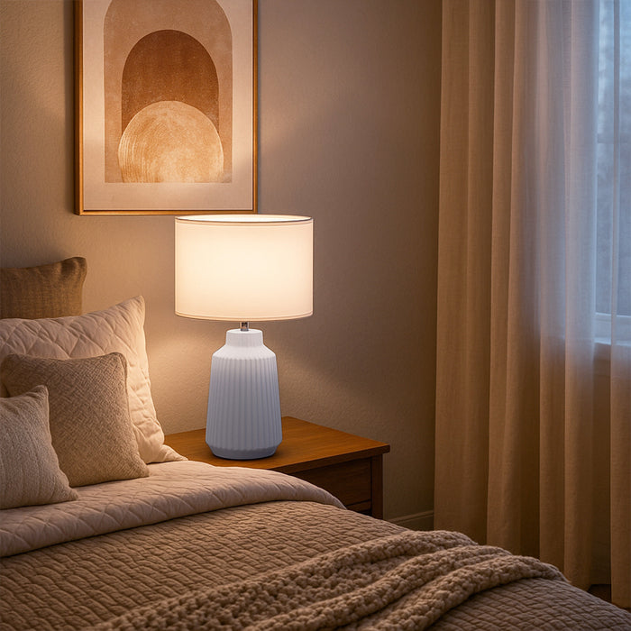 Fiona Table Lamp Grey by Urban Style
