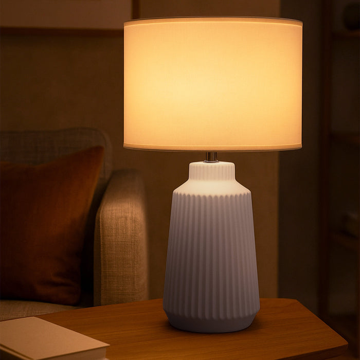 Fiona Table Lamp Grey by Urban Style