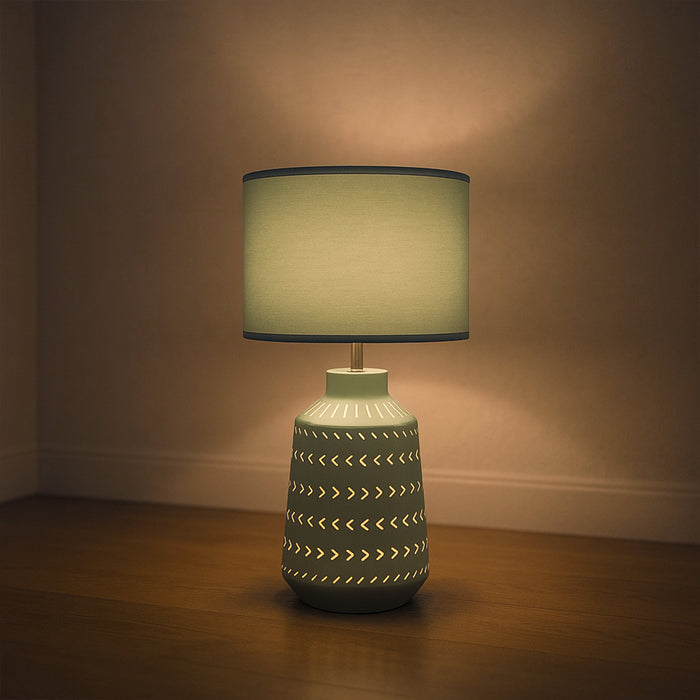 Grace Table Lamp Green by Urban Style