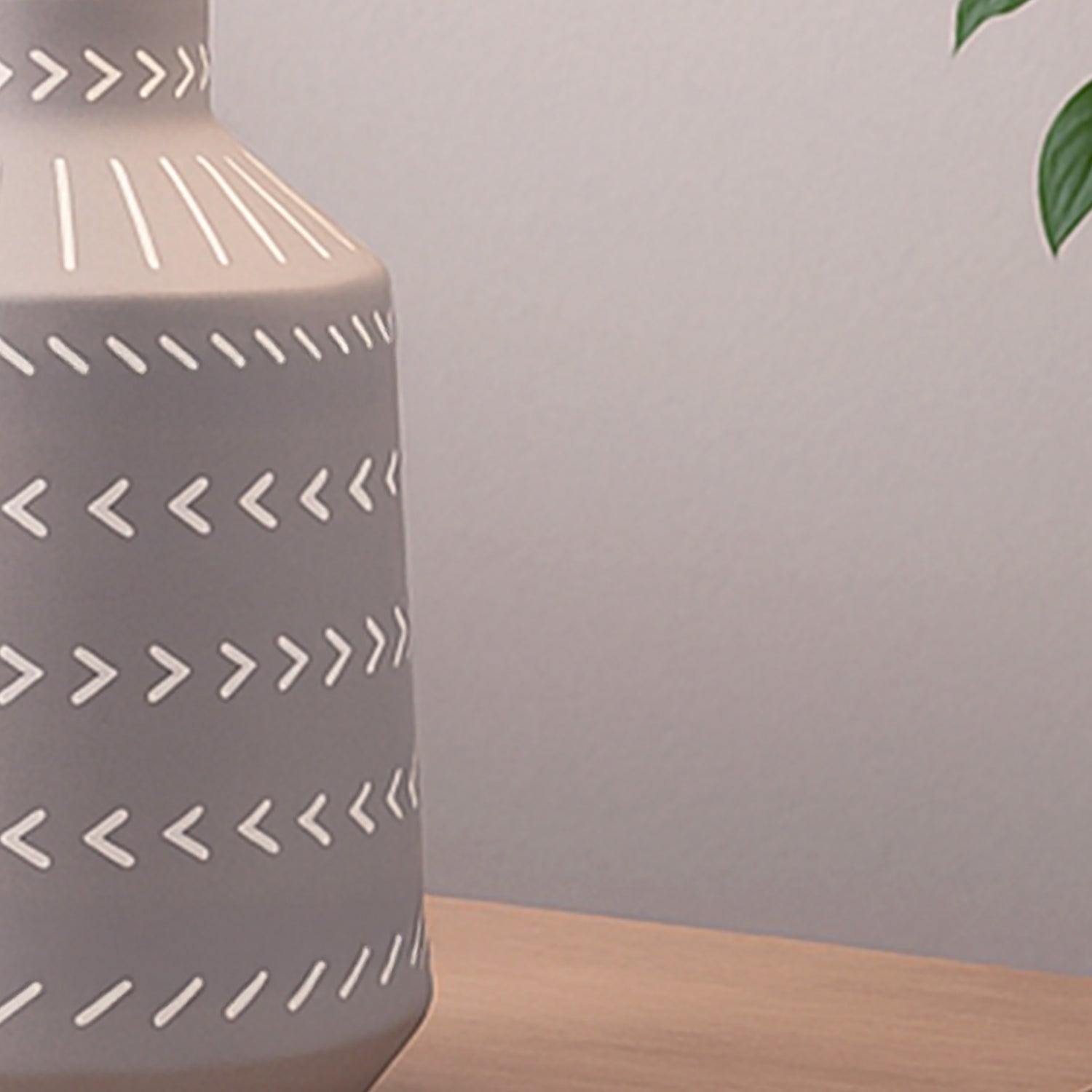 Hand-Etched Ceramic Base