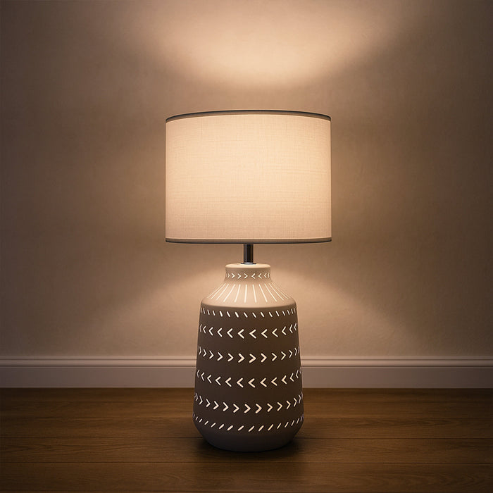 Grace Table Lamp Grey by Urban Style