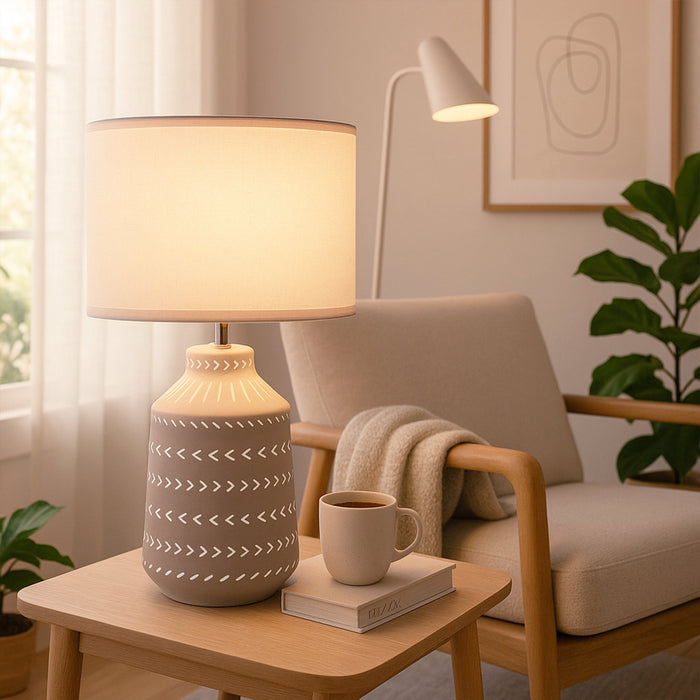 Grace Table Lamp Grey by Urban Style