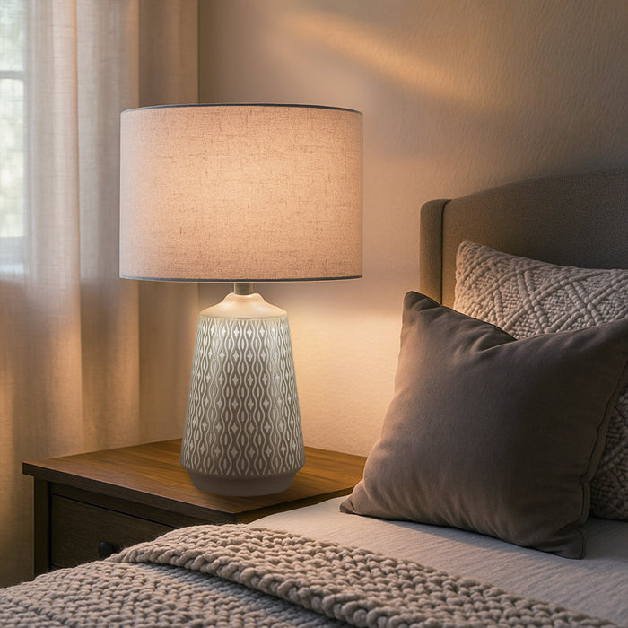 Inga Table Lamp Grey by Urban Style