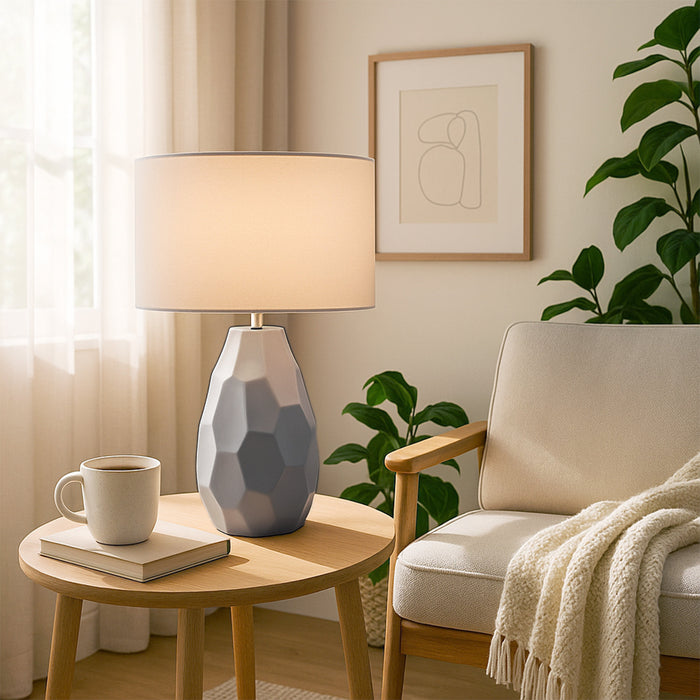 Jane Table Lamp Grey by Urban Style