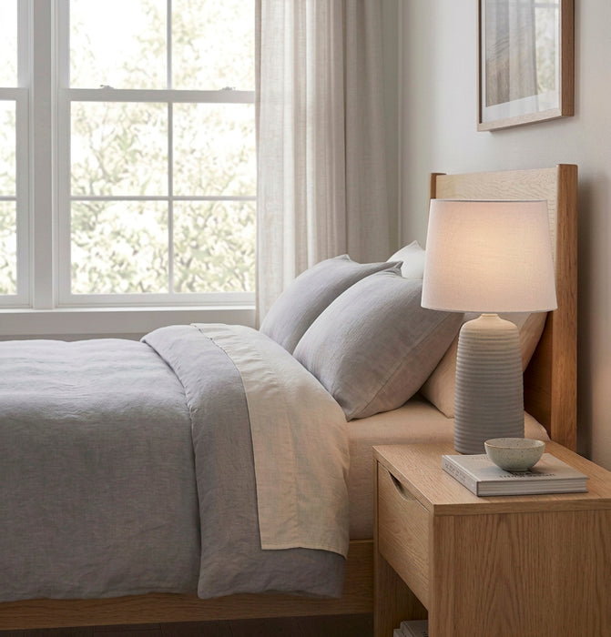 Keira Table Lamp Light Grey by Urban Style