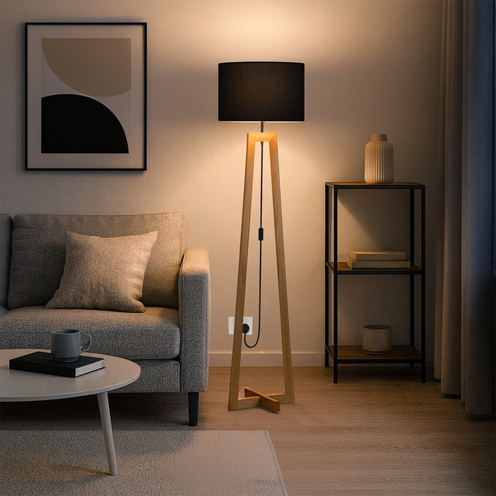 Dana Floor Lamp Black by Urban Style