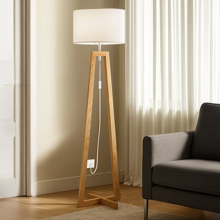 Dana Floor Lamp White by Urban Style