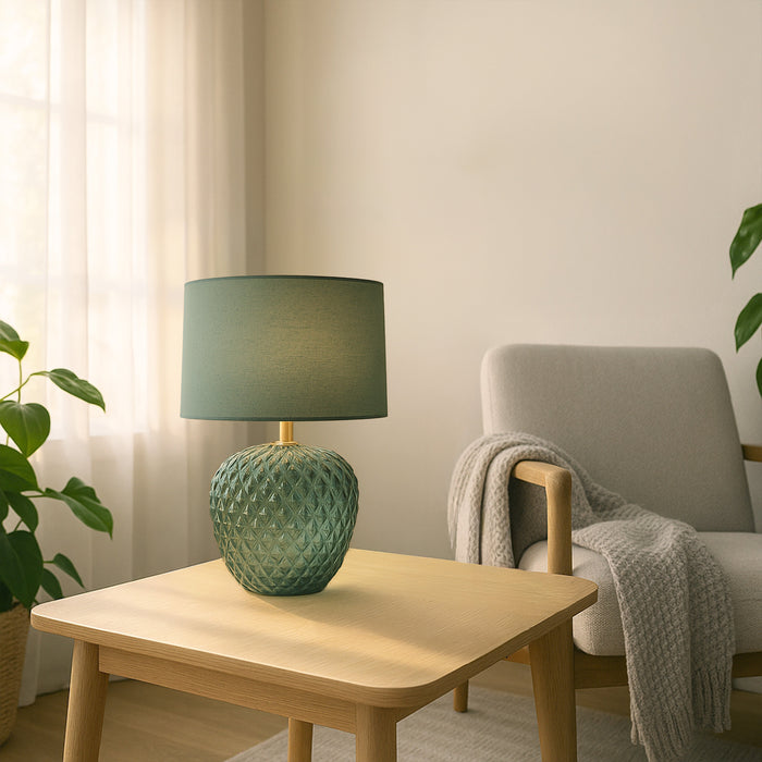 Annie Table Lamp Green by Urban Style