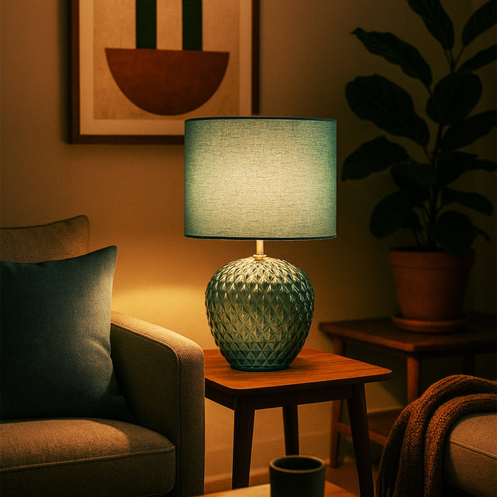 Annie Table Lamp Green by Urban Style