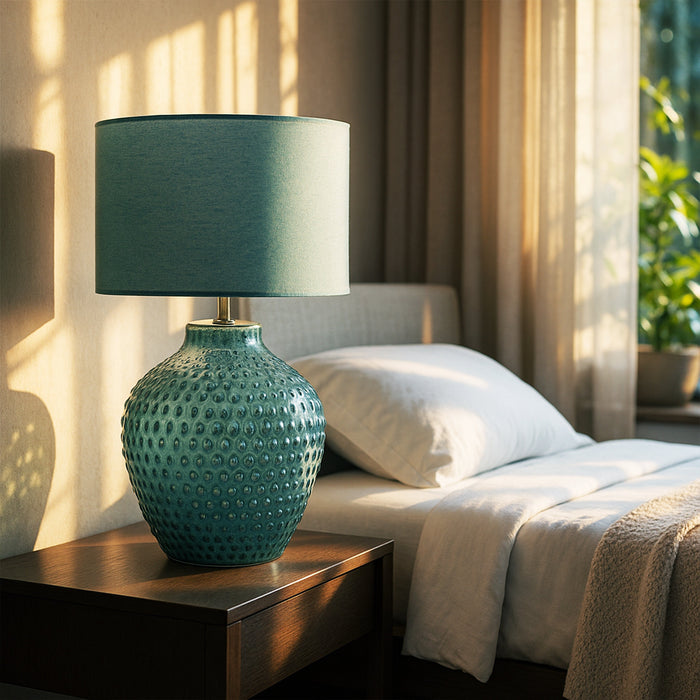 Cassie Table Lamp Green by Urban Style