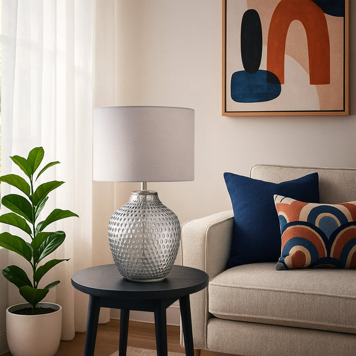 Cassie Table Lamp Grey by Urban Style