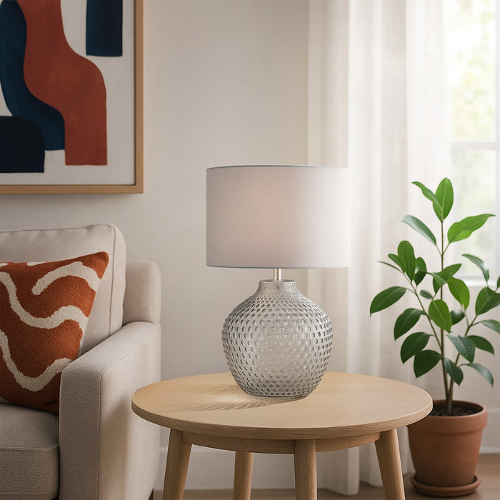Cassie Table Lamp Grey by Urban Style