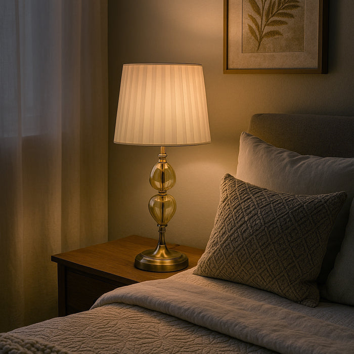 Edith Table Lamp Cream by Urban Style