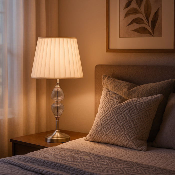 Edith Table Lamp White by Urban Style