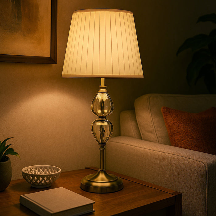 Edith Table Lamp White by Urban Style