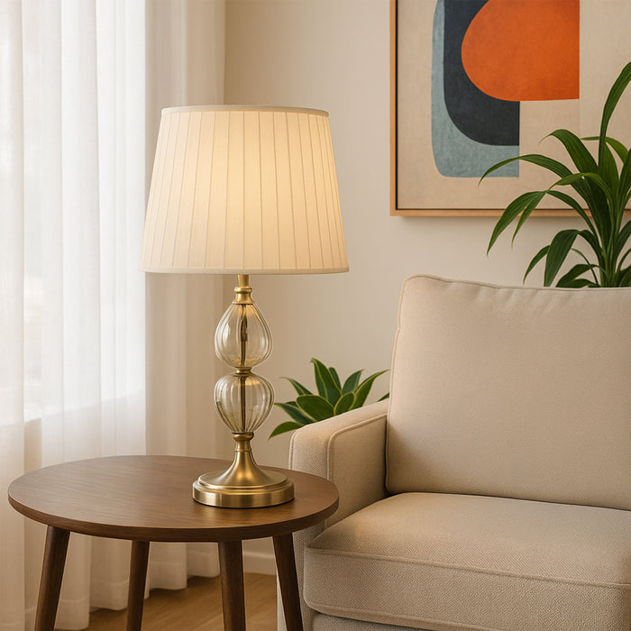 Edith Table Lamp White by Urban Style