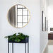 La Bella Gold Wall Mirror Round Aluminum Frame Makeup Decor Bathroom Vanity 50cm -Home Living Store - -  