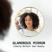 La Bella Gold Wall Mirror Round Aluminum Frame Makeup Decor Bathroom Vanity 50cm -Home Living Store - -  
