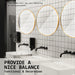 La Bella Gold Wall Mirror Round Aluminum Frame Makeup Decor Bathroom Vanity 50cm -Home Living Store - -  