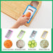 Large Bamboo Cutting Board and 4 Containers with Mobile Holder gift included for Home Kitchen -Home Living Store - -  