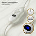 Laura Hill Electric Blanket Queen Size Fitted Underlay Winter Throw - White -Home Living Store - -  
