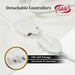 Laura Hill Electric Blanket Queen Size Fitted Underlay Winter Throw - White -Home Living Store - -  