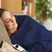 Laura Hill Heated Electric Blanket Coral Warm Fleece Winter Blue -Home Living Store - -  