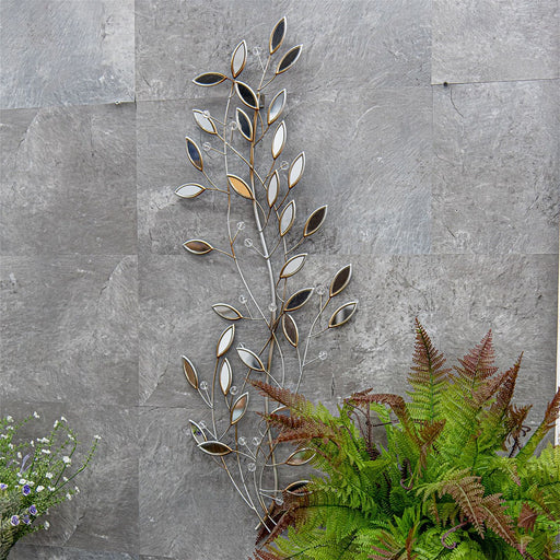 Leaf Mirror Wall Art by Urban Style -Home Living Store - -  
