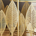 Leaf Nested Set Coffee Tables 520mm White Glass Top, Metal Frame Gold by Criterion - Home Living Store - Coffee Table
